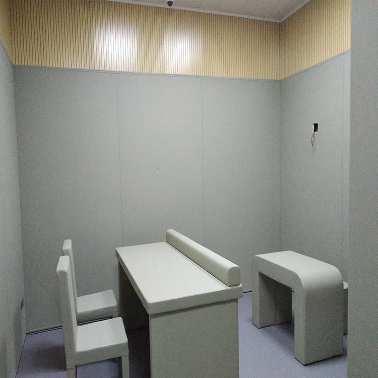 北海廉政留置中心談話室防撞軟包安全建設